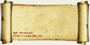 Danica Avramović vizit kartica